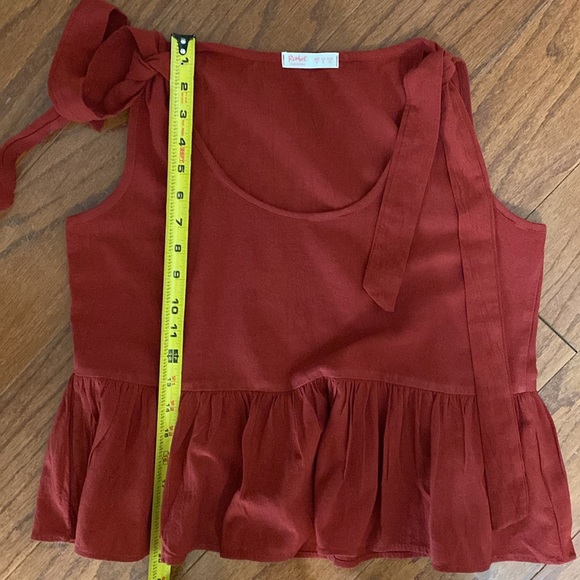 Romwe Orange brick sleeveless cropped top - Size Medium - Picture 8 of 8